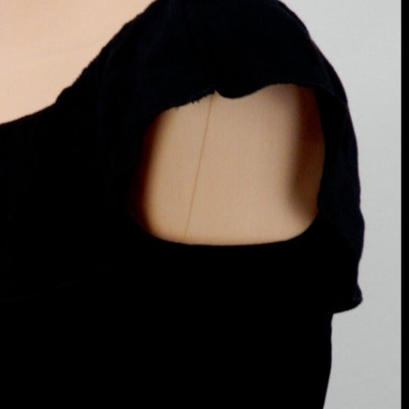 so rad by A TV Junior's Shirt Size S Black Off the Shoulder Top   NWT (SL011) - Picture 5 of 7